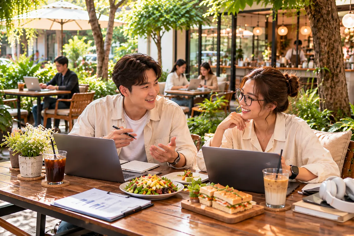 โปรโมทร้านอาหารนั่งทำงานเปิดใหม่ ใกล้ดอนเมือง ดอนเมือง.com